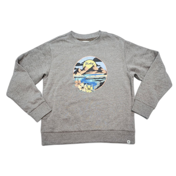 Hurley Gray Long Sleeve Sweater/Sweatshirt Men's Size S - Picture 1 of 8